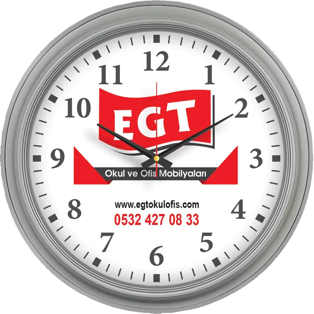 ADS-504-F Plastik Duvar Saati
